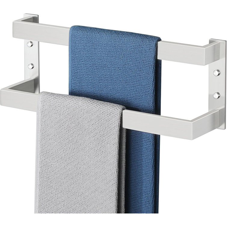 Nivozu Double Tier Towel Bar Wayfair